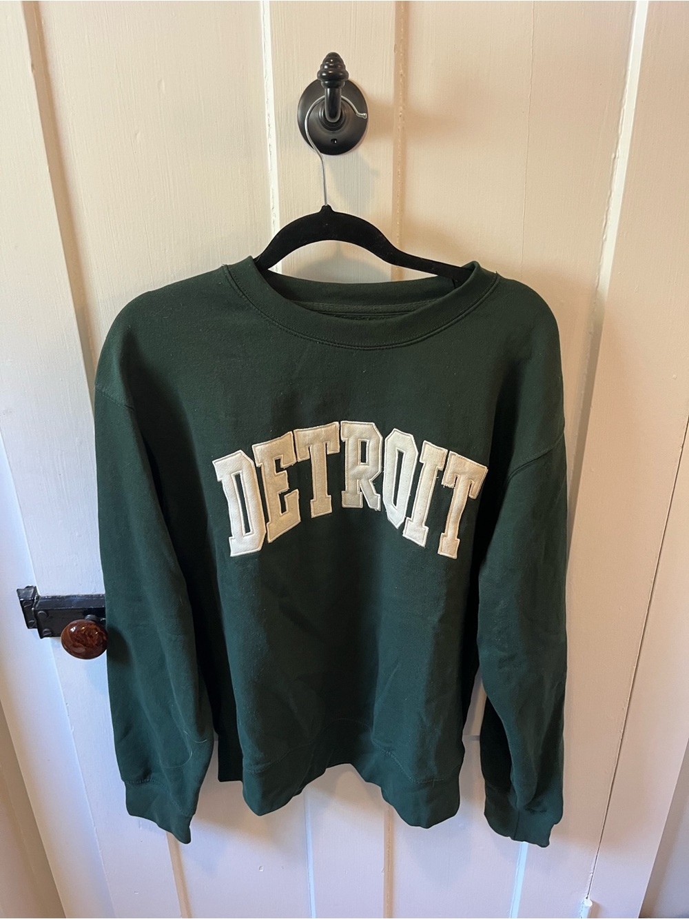 New York Popular Detroit Crew Neck Sweatshirt Large